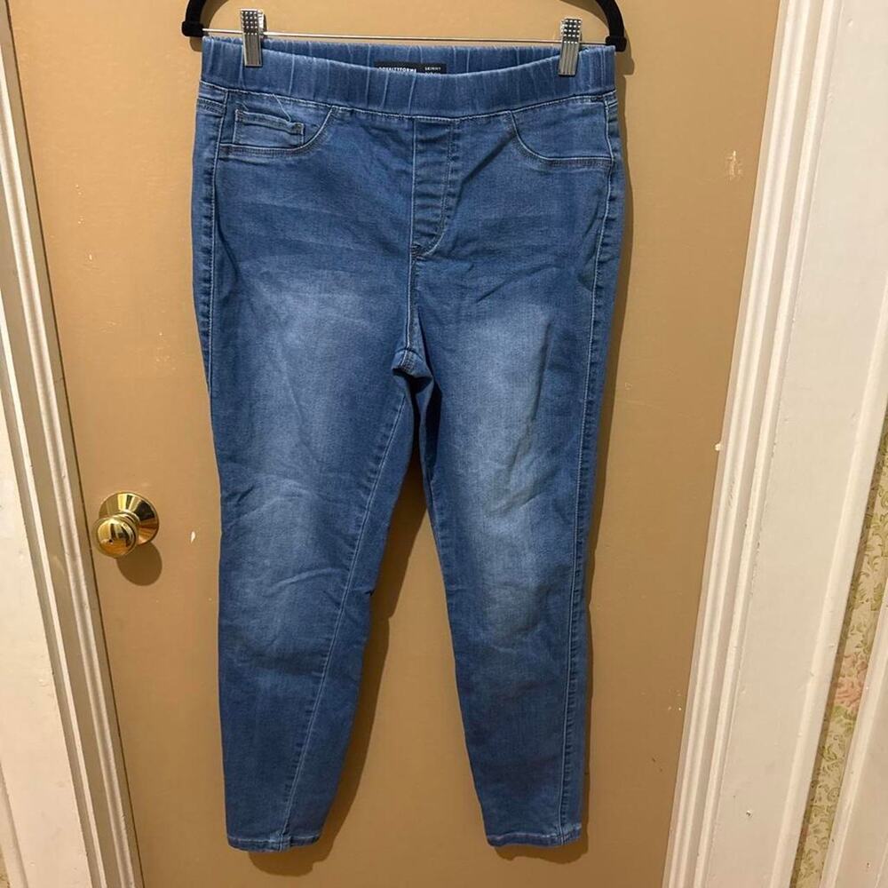 Royaltyformeskinny high rise jeans blue denim